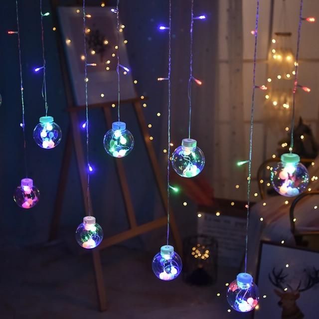 Hanglamp Lichtsnoer — twaalf bollen, IP44 — afbeelding 3
