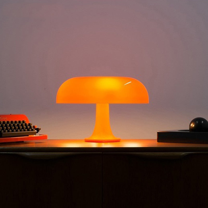 Tafellamp Paddenstoel — kunststof, drie lichtstanden — afbeelding 2